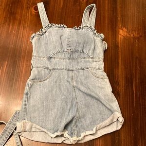 Denim romper